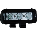 5" XMITTER LOW PROFILE PRIME BLACK THREE 3-WATT LED'S 10 DEGREE NARROW BEAM